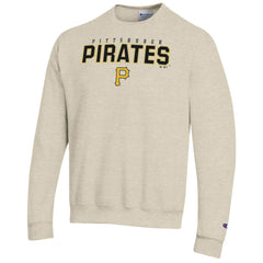 Pittsburgh Pirates Champion Eco Powerblend Sweatshirt Oatmeal