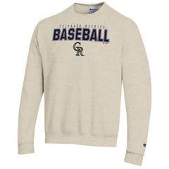 Colorado Rockies Champion Eco Powerblend Sweatshirt Oatmeal
