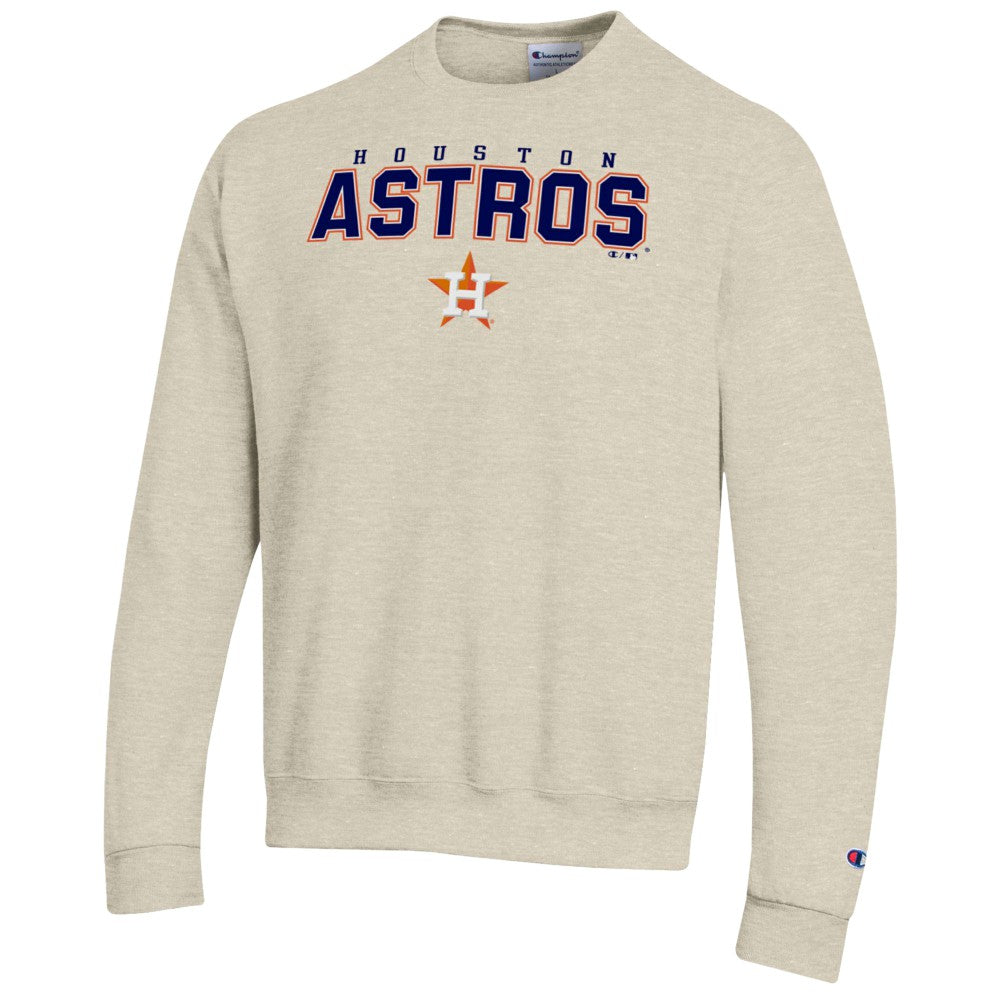 Houston Astros Champion Eco Powerblend Sweatshirt Oatmeal
