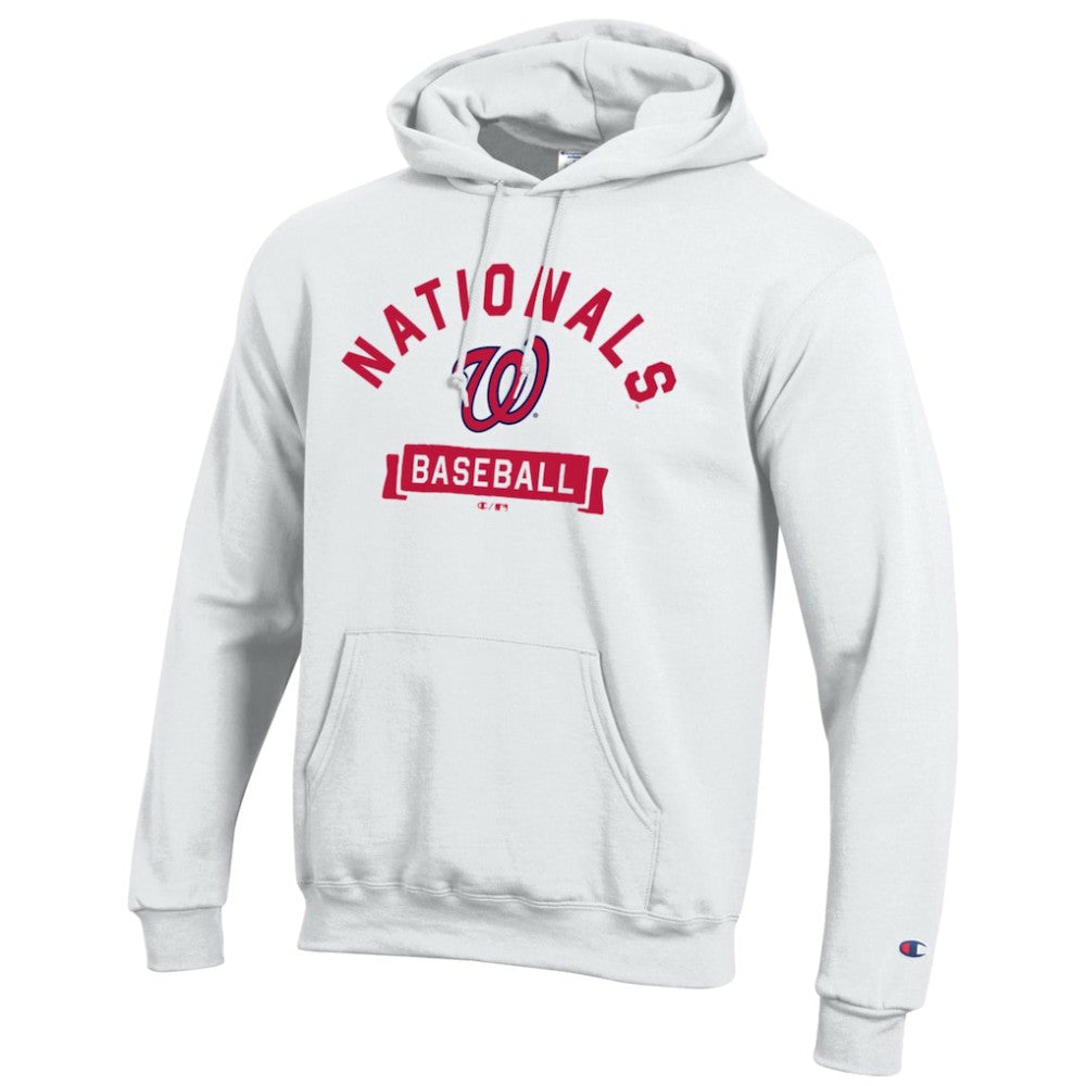 Washington Nationals Champion Eco Powerblend Hoodie White