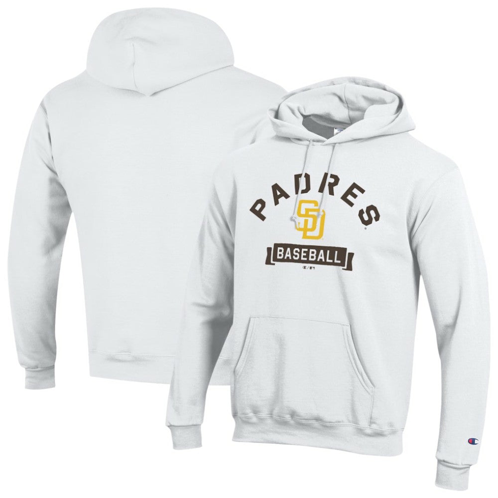 San Diego Padres Champion Eco Powerblend Hoodie White