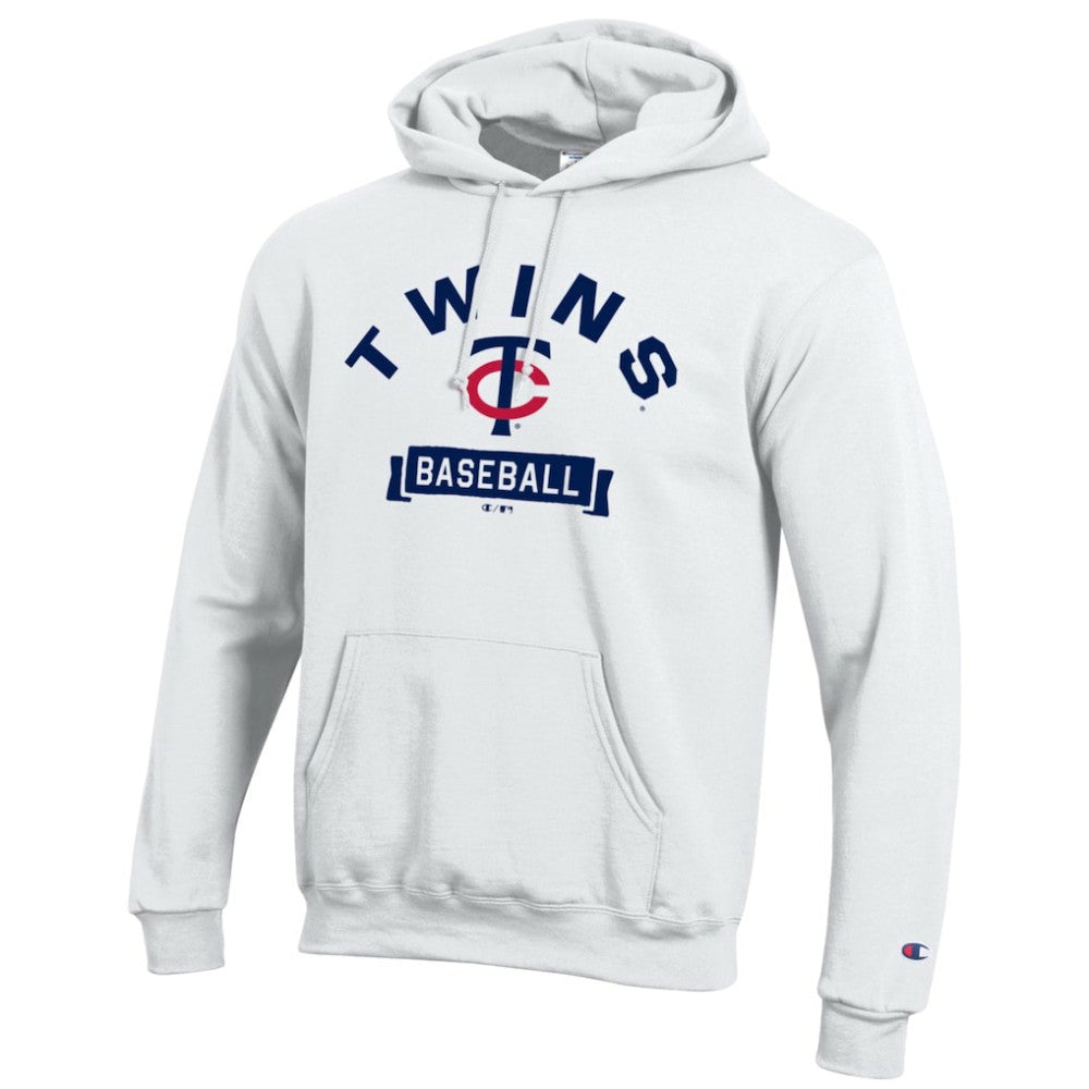 Minnesota Twins Champion Eco Powerblend Hoodie White