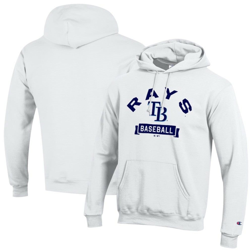 Tampa Bay Rays Champion Eco Powerblend Hoodie White
