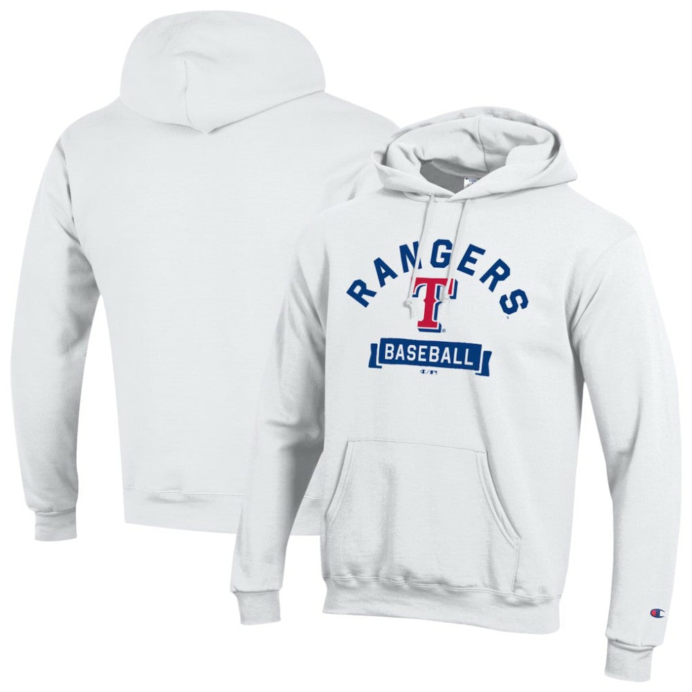 Texas Rangers Champion Eco Powerblend Hoodie White