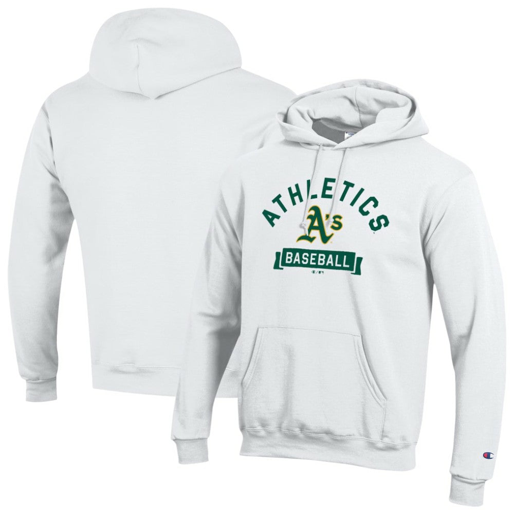 Athletics Champion Eco Powerblend Hoodie White