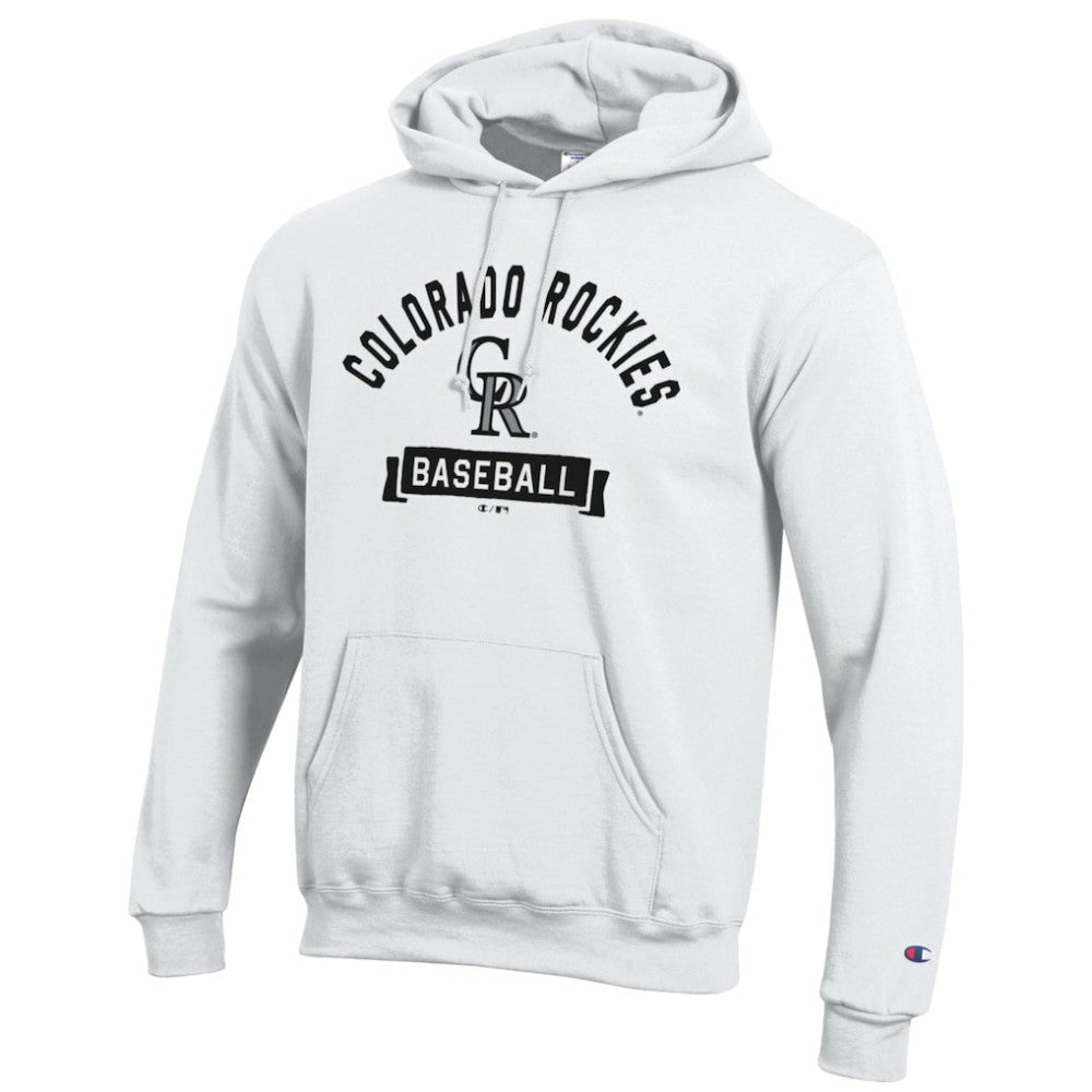 Colorado Rockies Champion Eco Powerblend Hoodie White