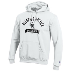 Colorado Rockies Champion Eco Powerblend Hoodie White