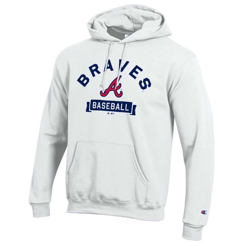 Atlanta Braves Champion Eco Powerblend Hoodie White