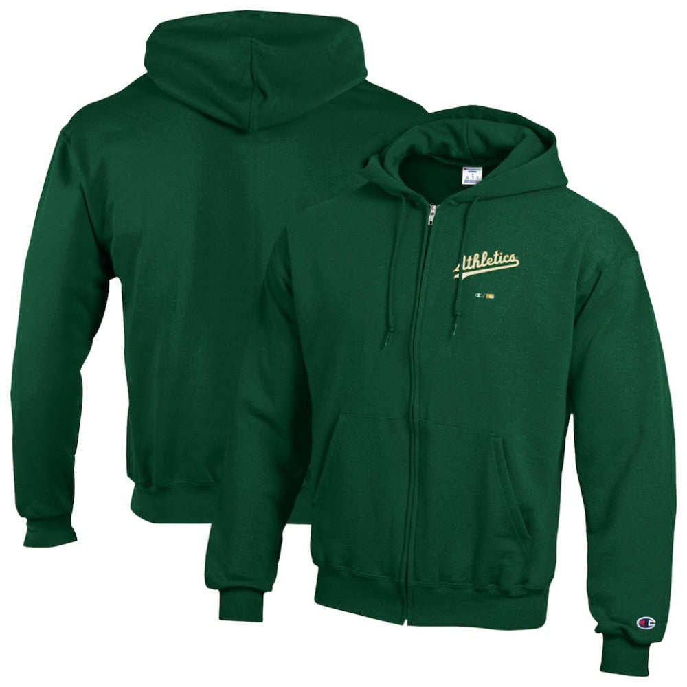 Athletics Champion Eco Powerblend Full-Zip Hoodie Green