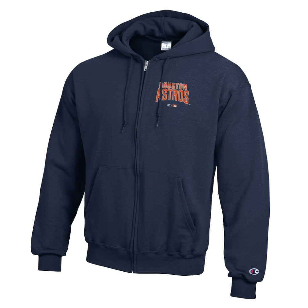 Houston Astros Champion Eco Powerblend Full-Zip Hoodie Navy