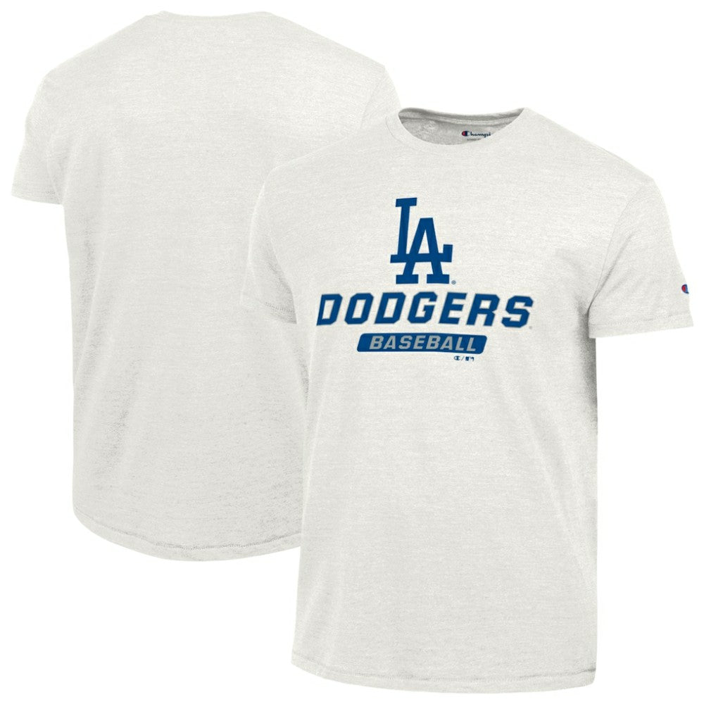 Los Angeles Dodgers Champion Ultimate Tri-blend T-Shirt White