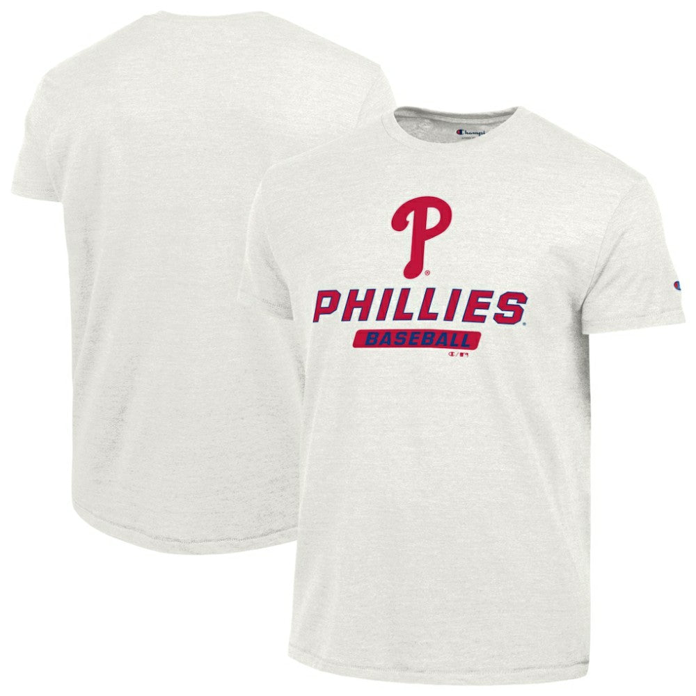 Philadelphia Phillies Champion Ultimate Tri-blend T-Shirt White