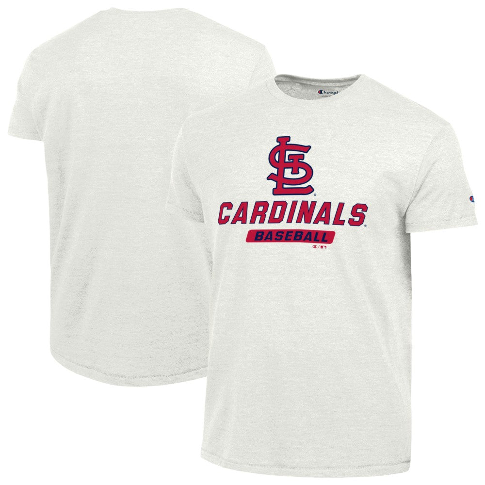 St. Louis Cardinals Champion Ultimate Tri-blend T-Shirt White