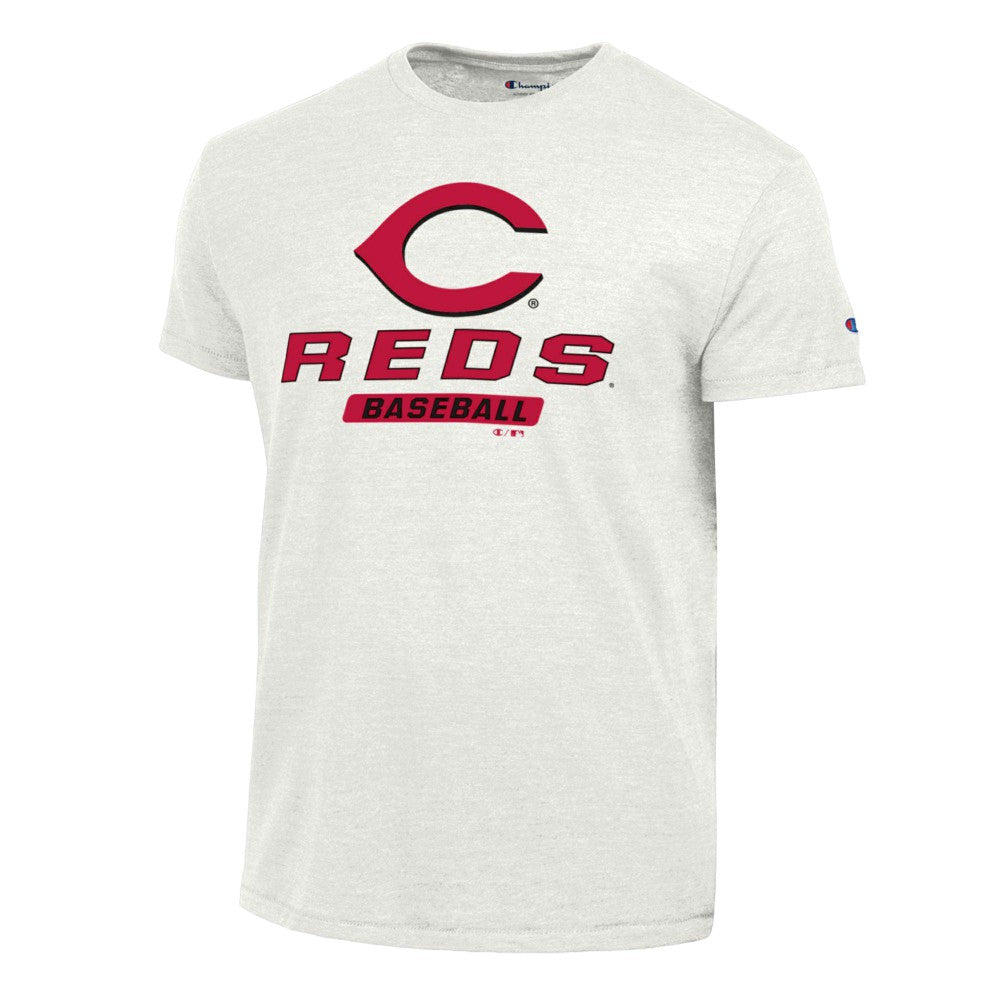 Cincinnati Reds Champion Ultimate Tri-blend T-Shirt White