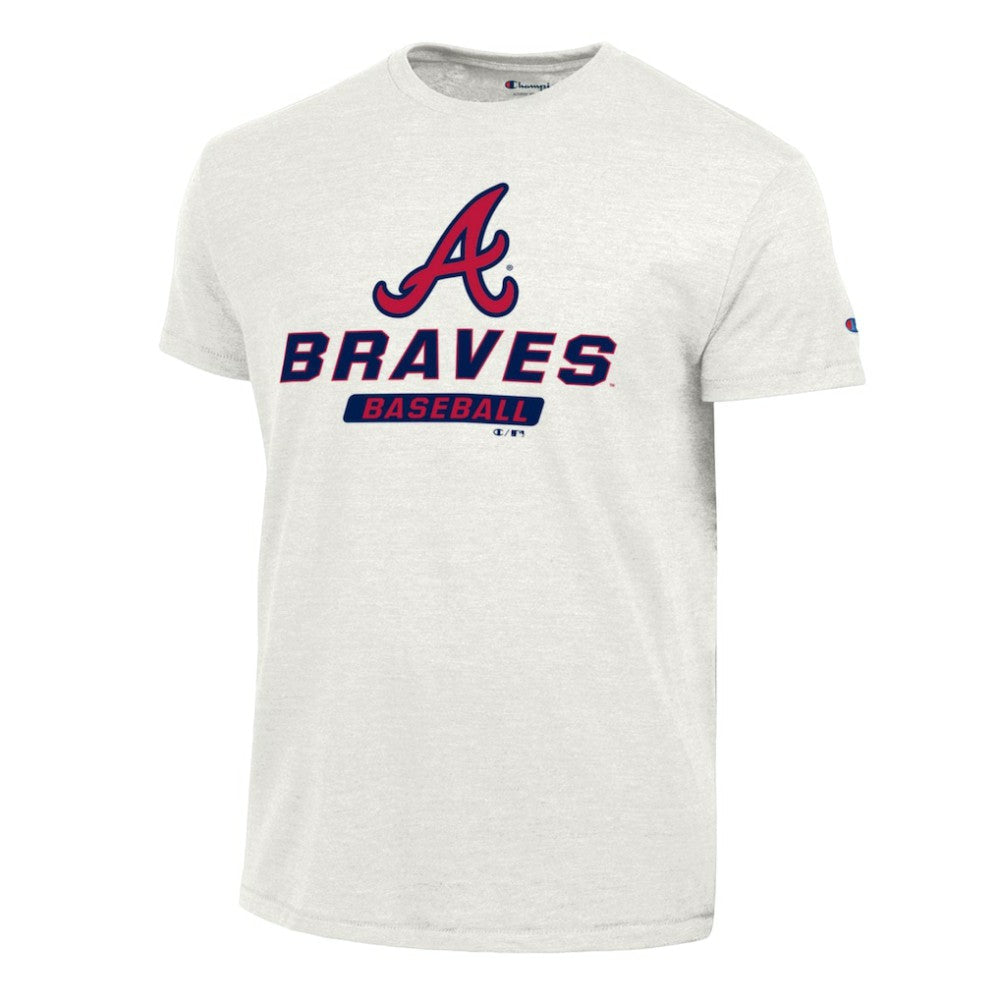 Atlanta Braves Champion Ultimate Tri-blend T-Shirt White