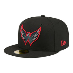 Washington Capitals New Era Color Pop 59FIFTY Fitted Hat - Black Hats