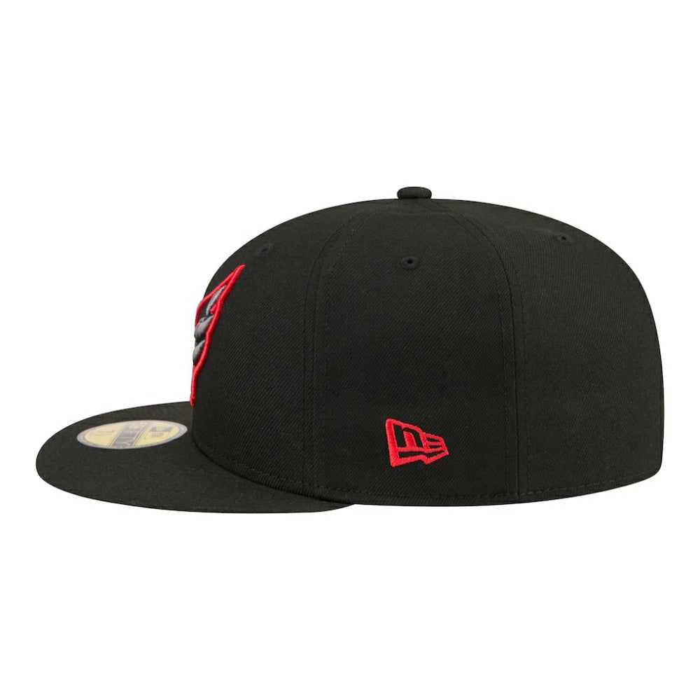 Washington Capitals New Era Color Pop 59FIFTY Fitted Hat - Black Hats