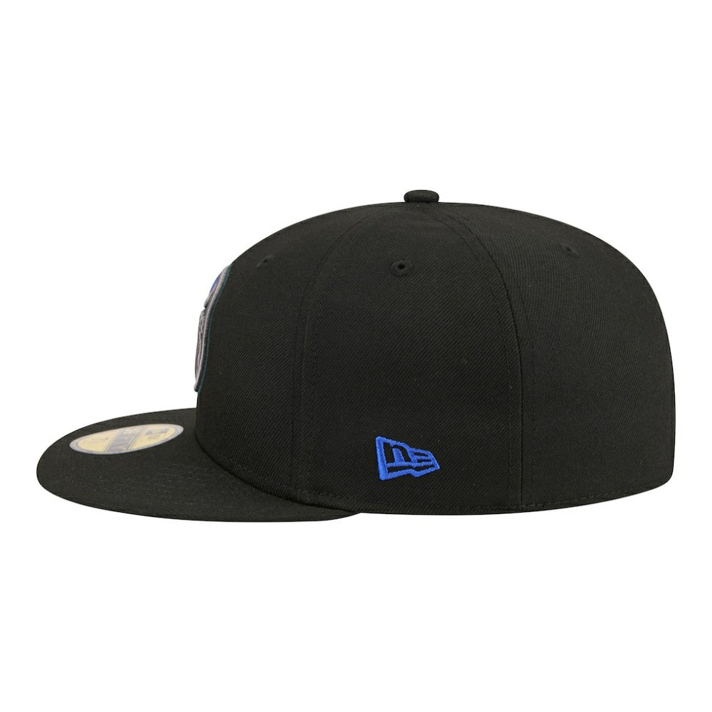 Edmonton Oilers New Era Color Pop 59FIFTY Fitted Hat - Black Hats