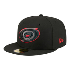 Carolina Hurricanes New Era Color Pop 59FIFTY Fitted Hat - Black Hats