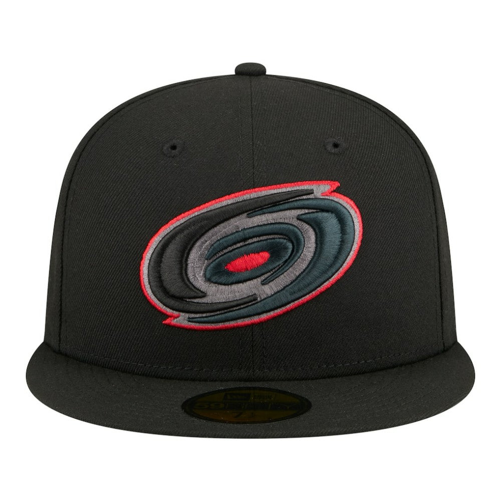 Carolina Hurricanes New Era Color Pop 59FIFTY Fitted Hat - Black Hats
