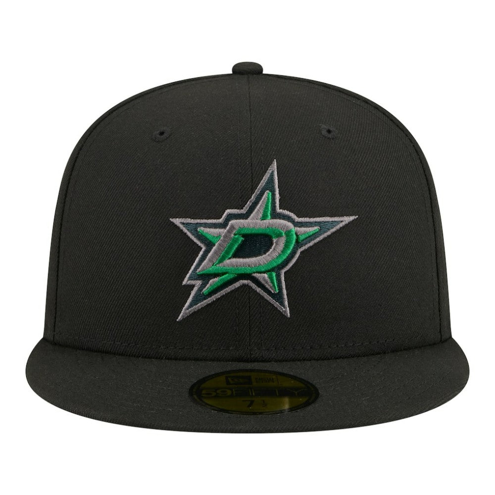 Dallas Stars New Era Color Pop 59FIFTY Fitted Hat - Black Hats