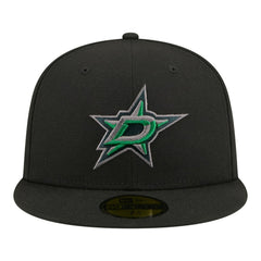 Dallas Stars New Era Color Pop 59FIFTY Fitted Hat - Black Hats