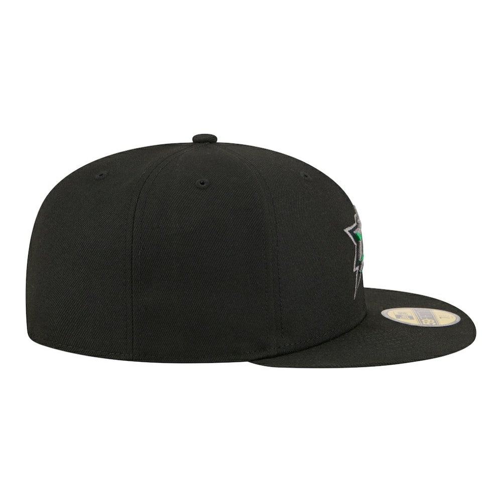 Dallas Stars New Era Color Pop 59FIFTY Fitted Hat - Black Hats