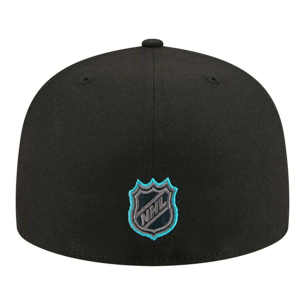 San Jose Sharks New Era Color Pop 59FIFTY Fitted Hat - Black Hats