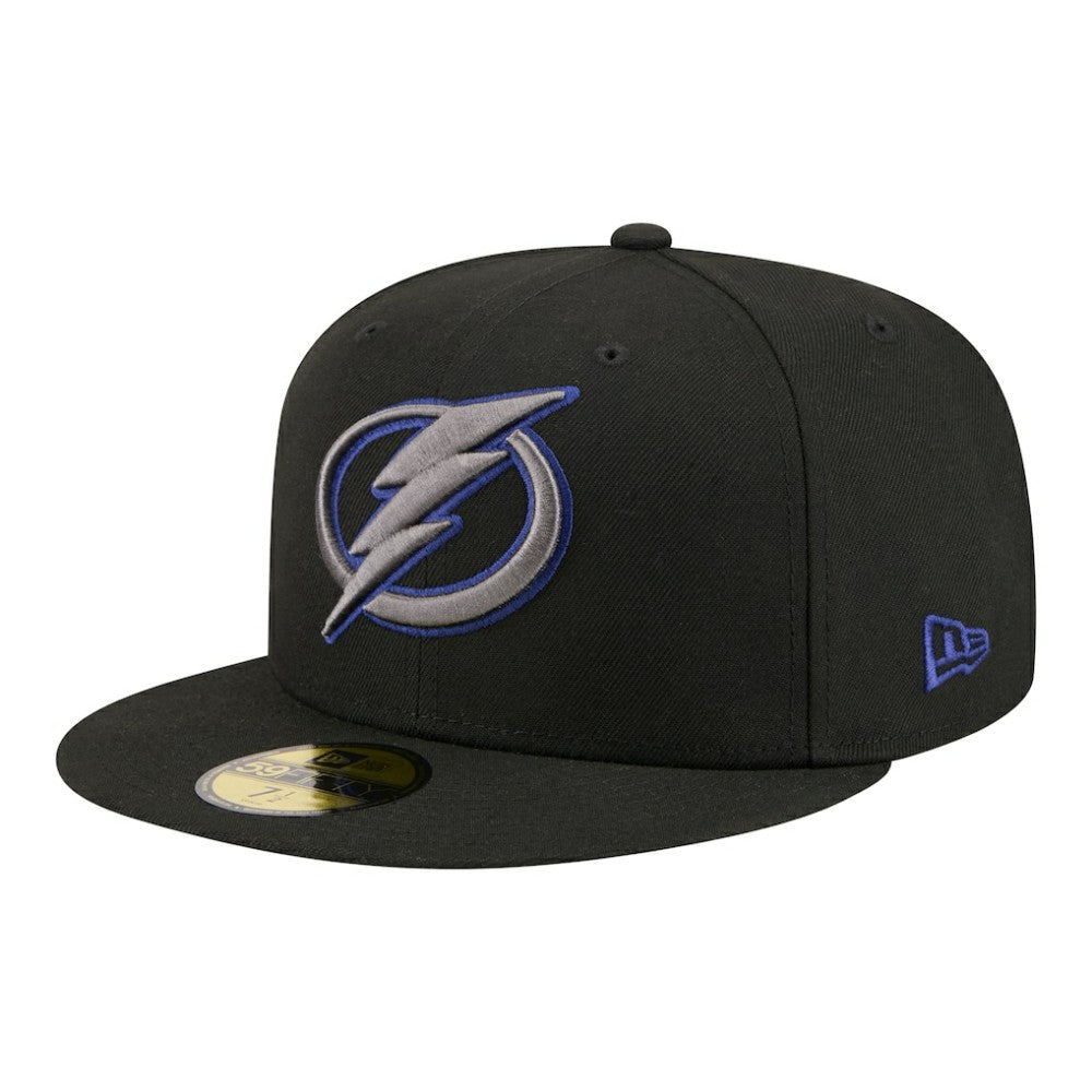 Tampa Bay Lightning New Era Color Pop 59FIFTY Fitted Hat - Black Hats