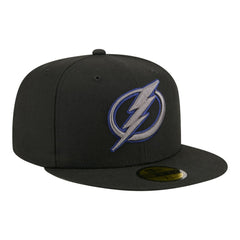 Tampa Bay Lightning New Era Color Pop 59FIFTY Fitted Hat - Black Hats