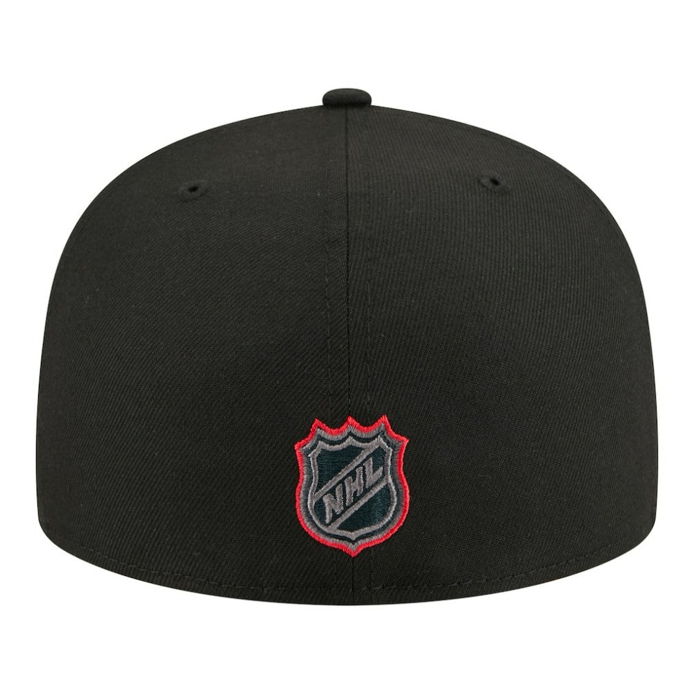 Detroit Red Wings New Era Color Pop 59FIFTY Fitted Hat - Black Hats
