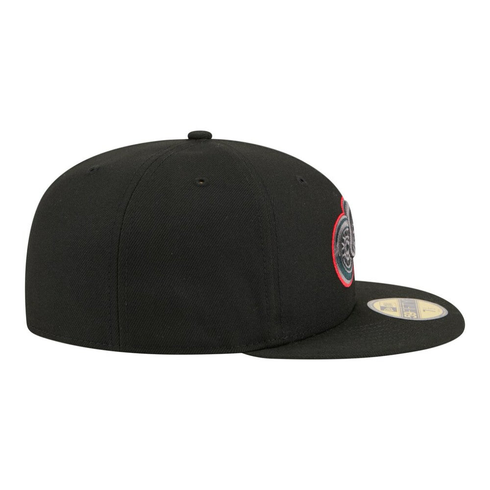 Detroit Red Wings New Era Color Pop 59FIFTY Fitted Hat - Black Hats