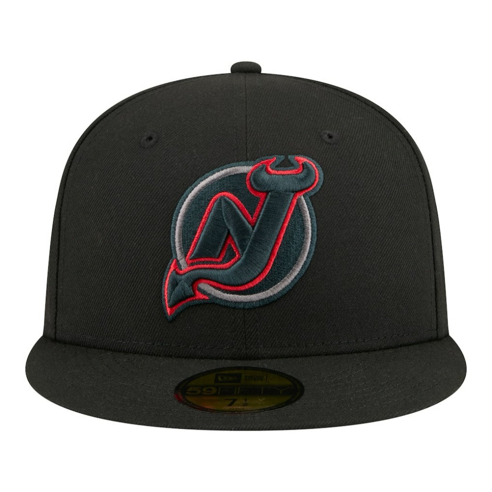 New Jersey Devils New Era Color Pop 59FIFTY Fitted Hat - Black Jerseys