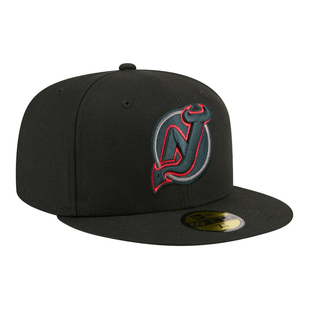 New Jersey Devils New Era Color Pop 59FIFTY Fitted Hat - Black Jerseys