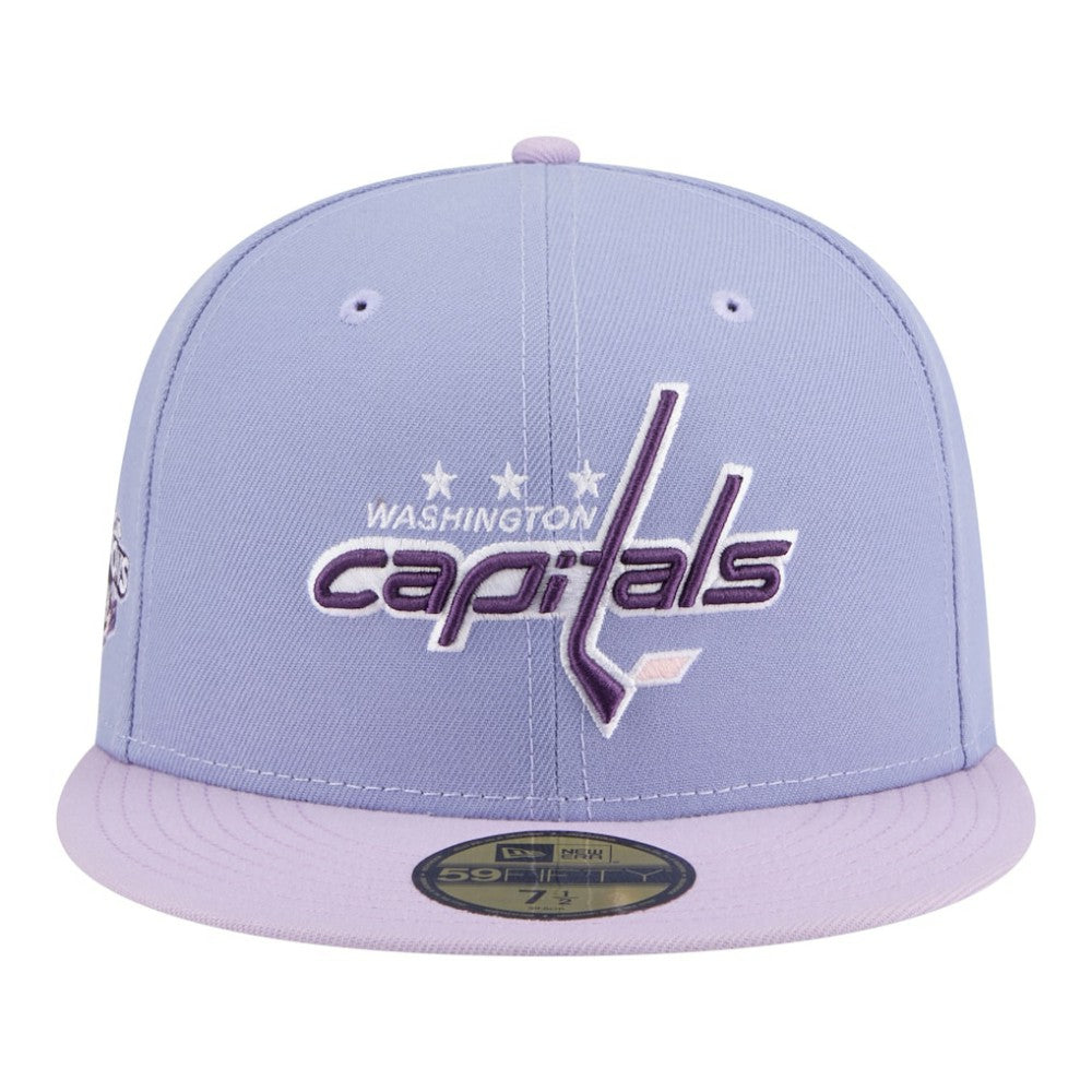 Washington Capitals New Era Lavender Bloom 59FIFTY Fitted Hat - Purple/Light Purple Hats