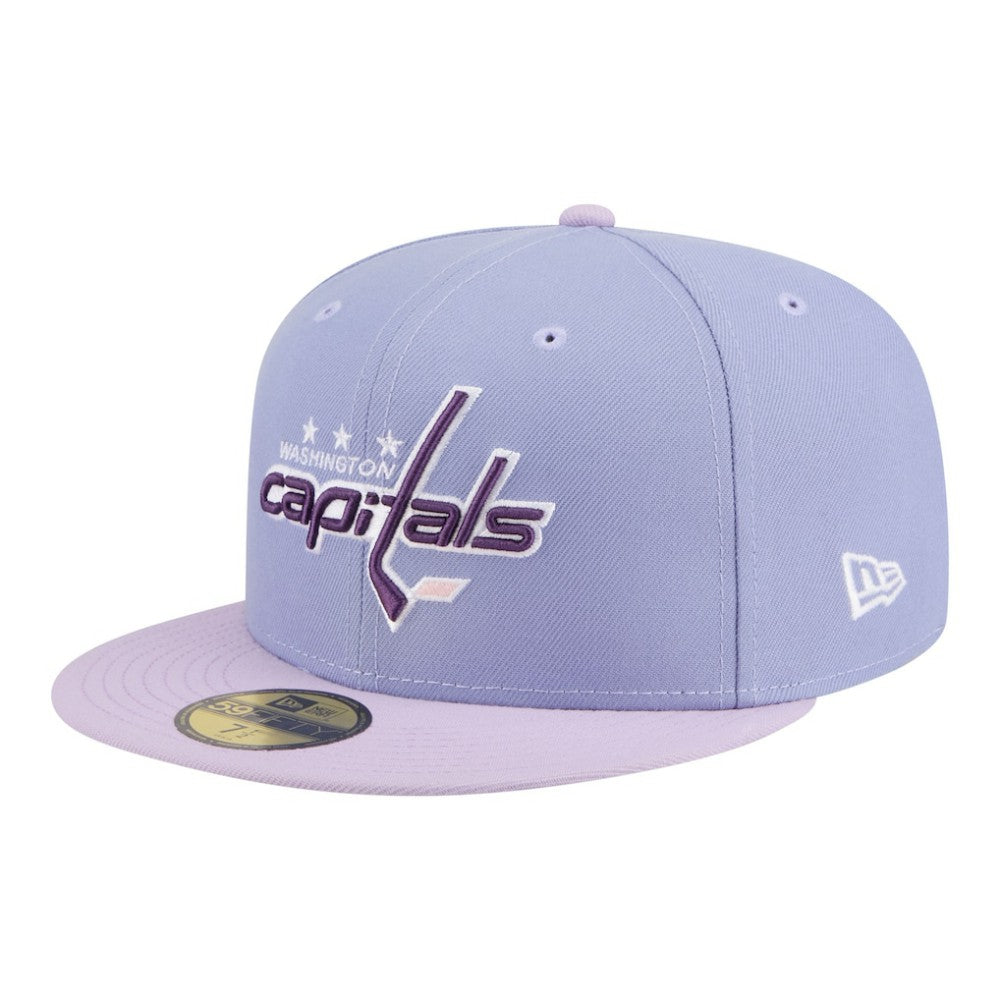 Washington Capitals New Era Lavender Bloom 59FIFTY Fitted Hat - Purple/Light Purple Hats
