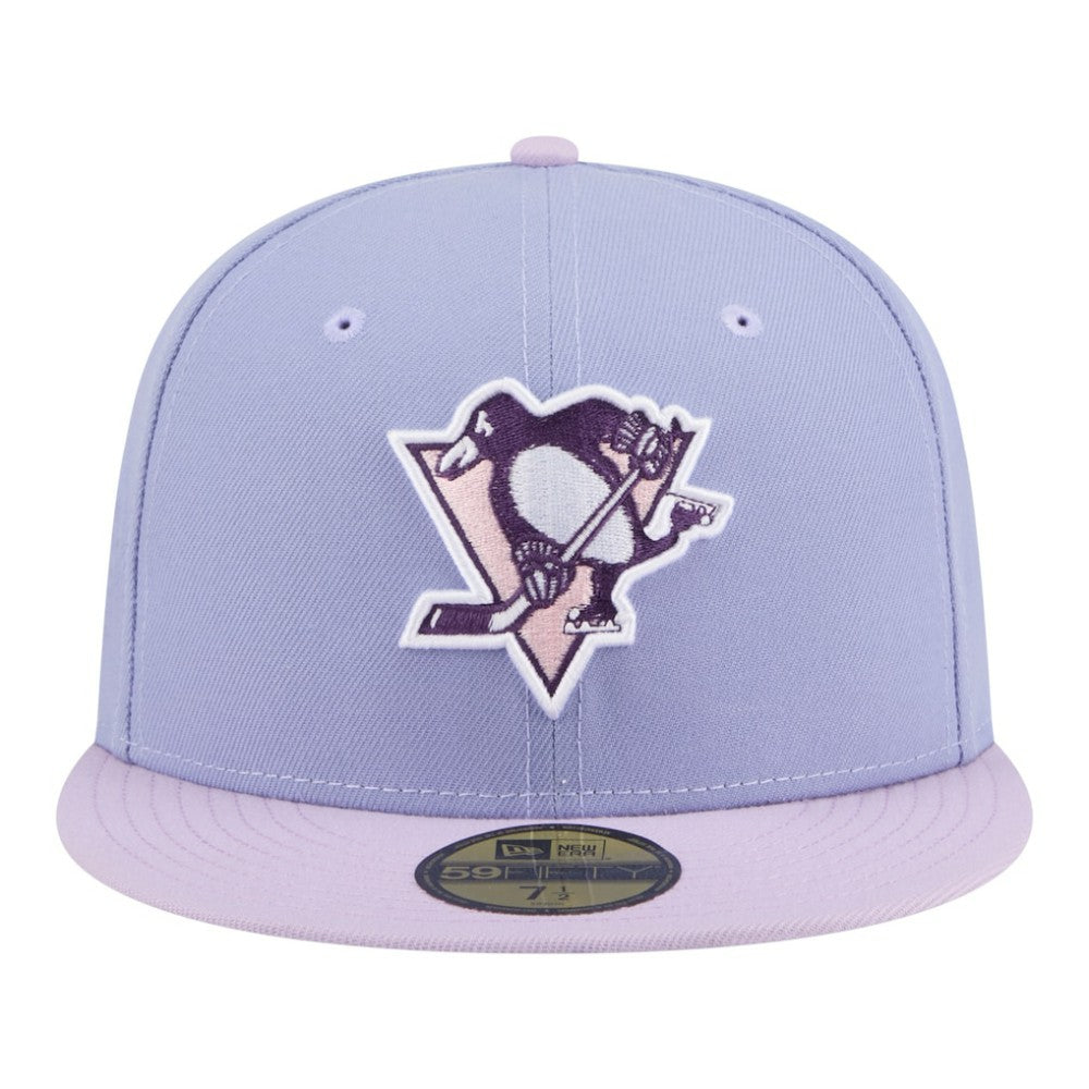 Pittsburgh Penguins New Era Lavender Bloom 59FIFTY Fitted Hat - Light Purple/Purple Hats