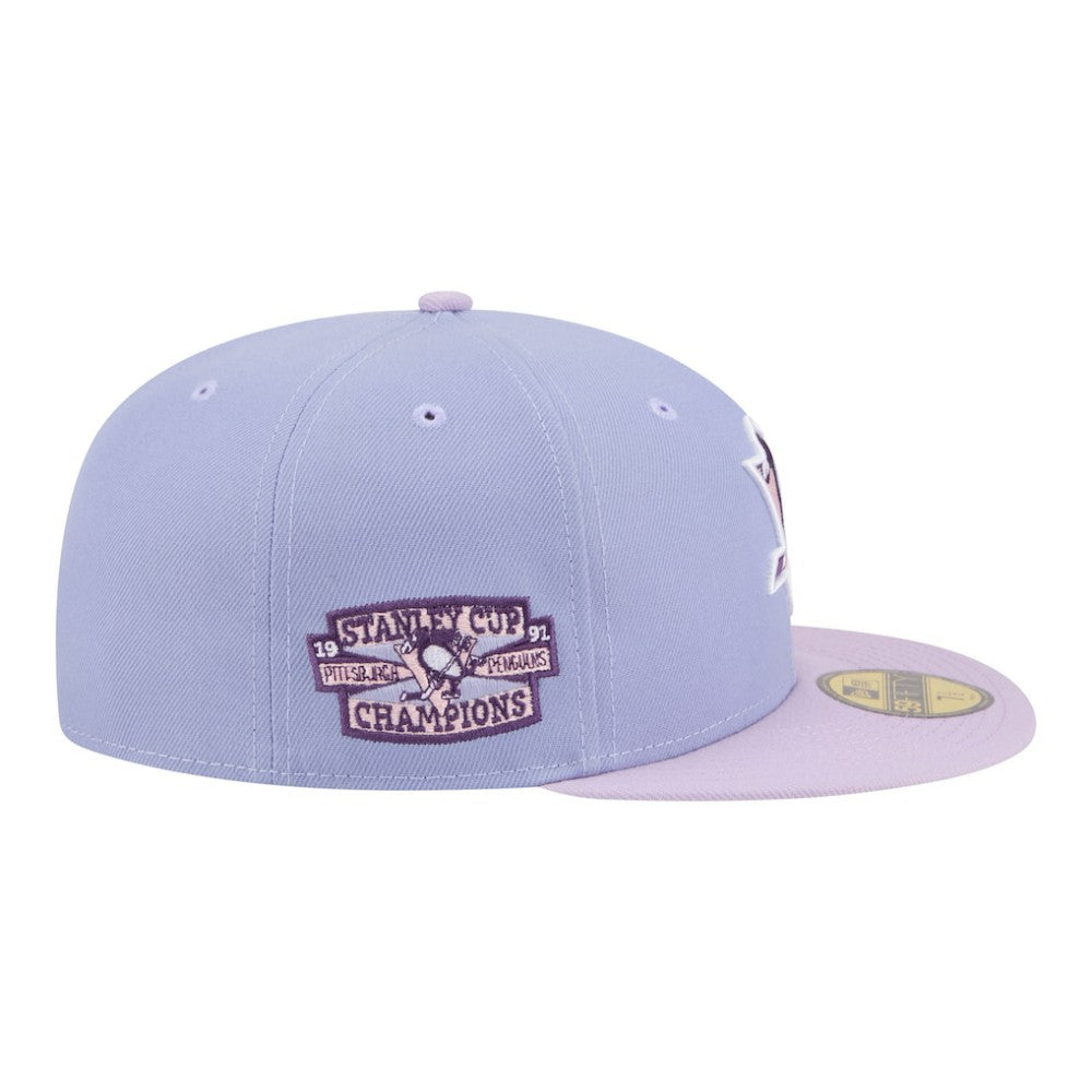 Pittsburgh Penguins New Era Lavender Bloom 59FIFTY Fitted Hat - Light Purple/Purple Hats