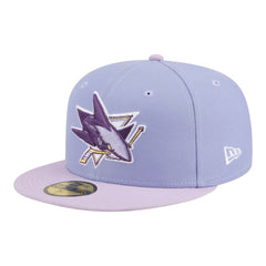 San Jose Sharks New Era Lavender Bloom 59FIFTY Fitted Hat - Light Purple/Purple Hats