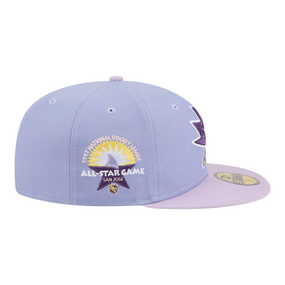 San Jose Sharks New Era Lavender Bloom 59FIFTY Fitted Hat - Light Purple/Purple Hats