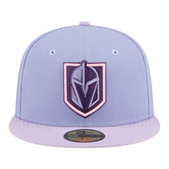 Vegas Golden Knights New Era Lavender Bloom 59FIFTY Fitted Hat - Light Purple/Purple Hats