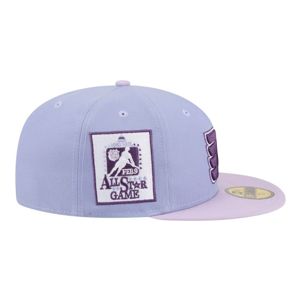 Philadelphia Flyers New Era Lavender Bloom 59FIFTY Fitted Hat - Light Purple/Purple Hats