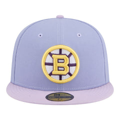 Boston Bruins New Era Lavender Bloom 59FIFTY Fitted Hat - Light Purple/Purple Hats