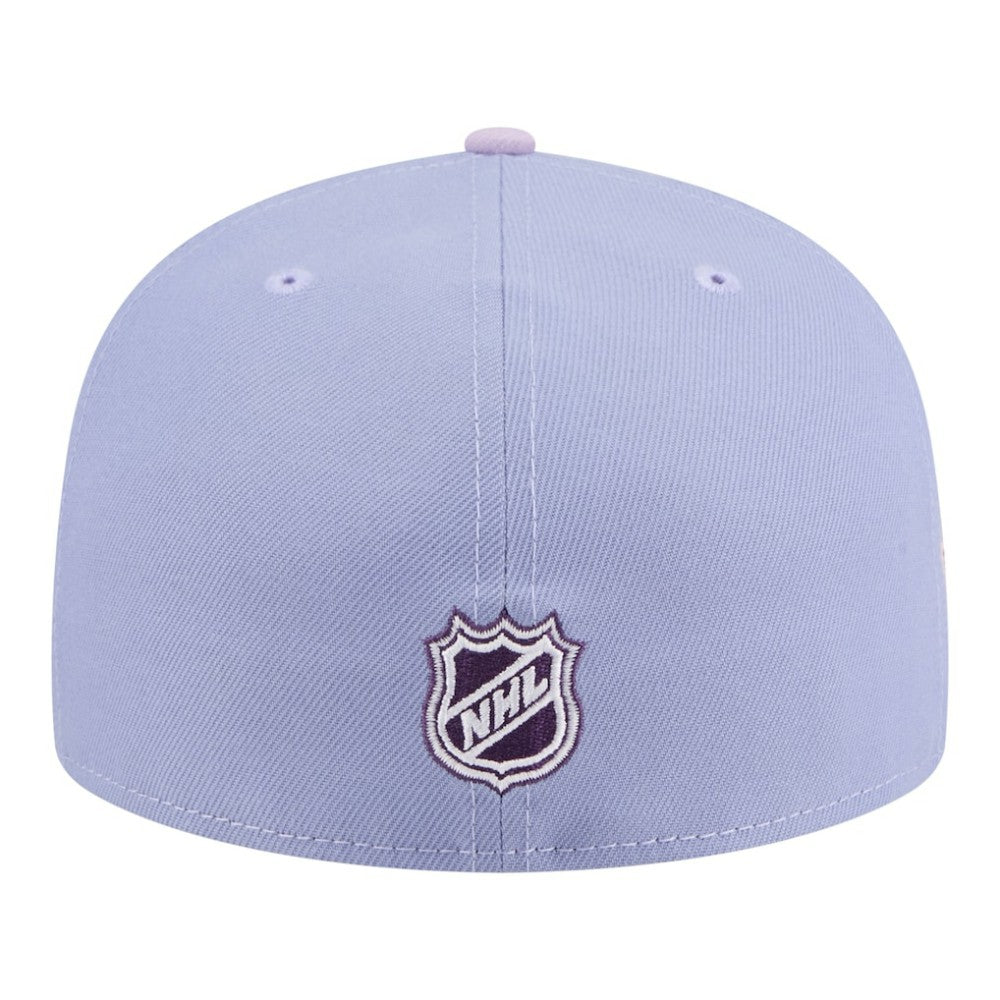 New York Rangers New Era Lavender Bloom 59FIFTY Fitted Hat - Light Purple/Purple Hats