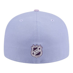 New York Rangers New Era Lavender Bloom 59FIFTY Fitted Hat - Light Purple/Purple Hats