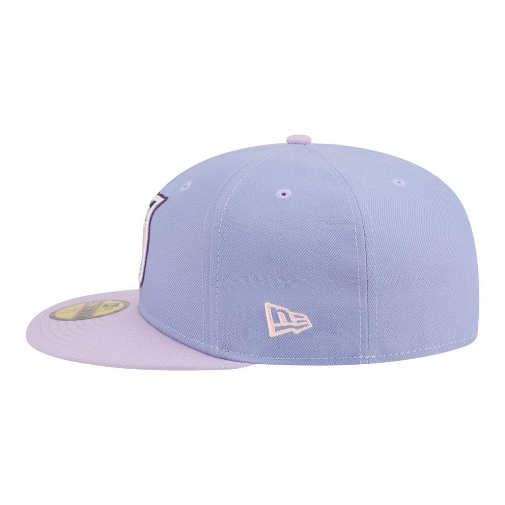 New York Rangers New Era Lavender Bloom 59FIFTY Fitted Hat - Light Purple/Purple Hats