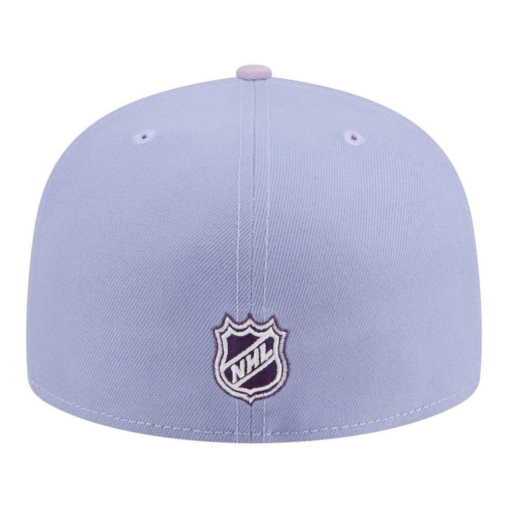 Anaheim Ducks New Era Lavender Bloom 59FIFTY Fitted Hat - Light Purple/Purple Hats