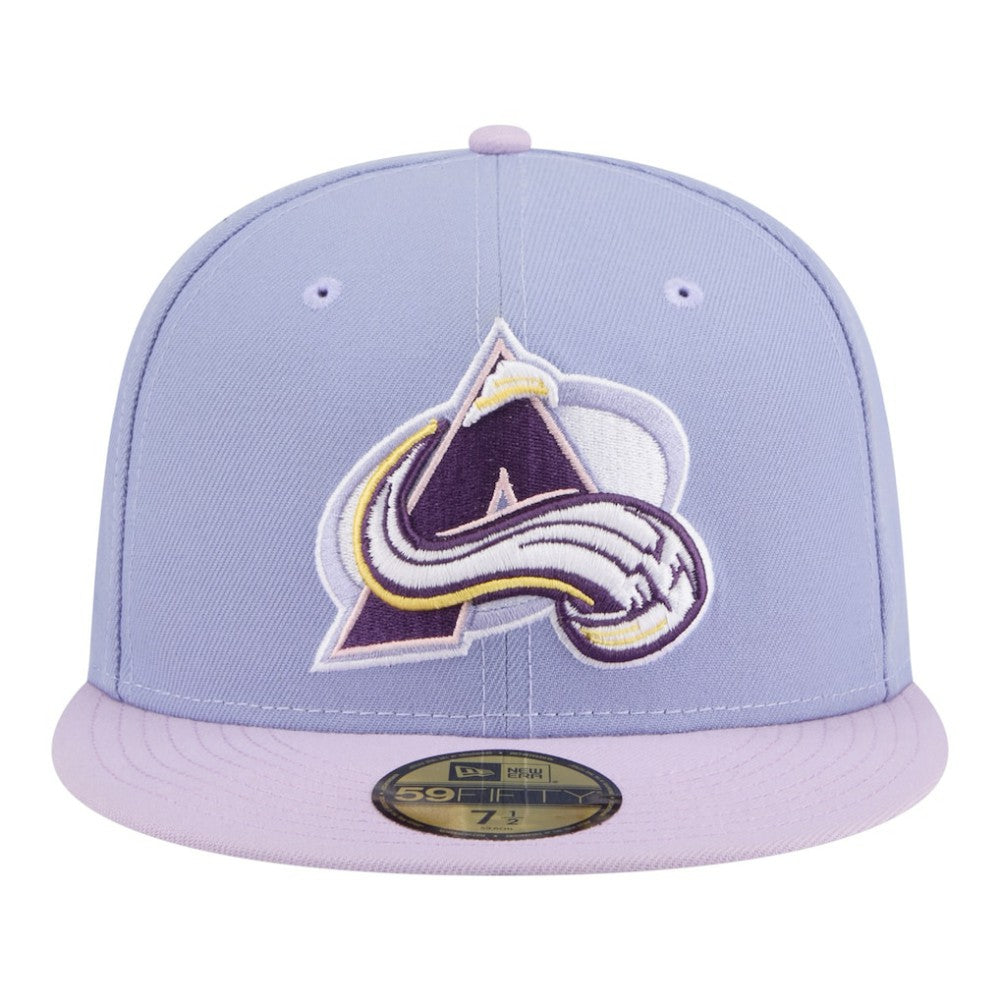 Colorado Avalanche New Era Lavender Bloom 59FIFTY Fitted Hat - Light Purple/Purple Hats