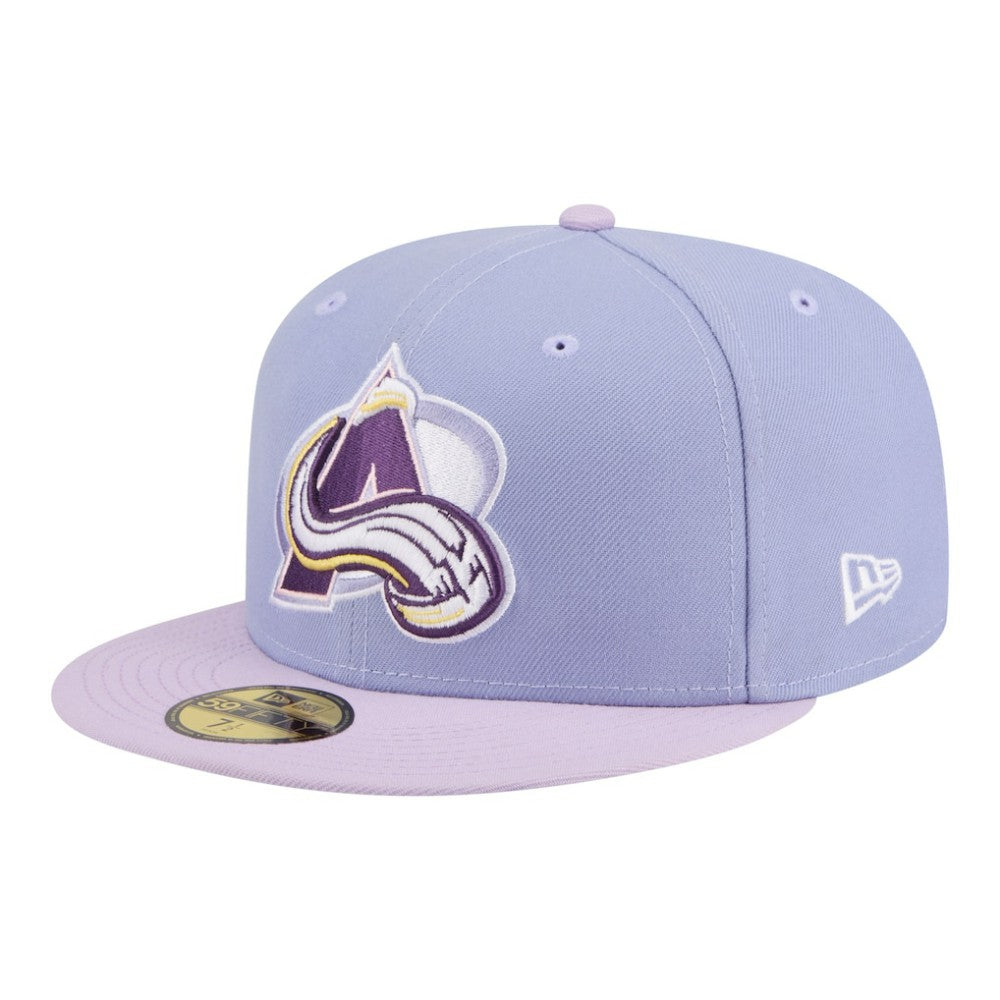 Colorado Avalanche New Era Lavender Bloom 59FIFTY Fitted Hat - Light Purple/Purple Hats
