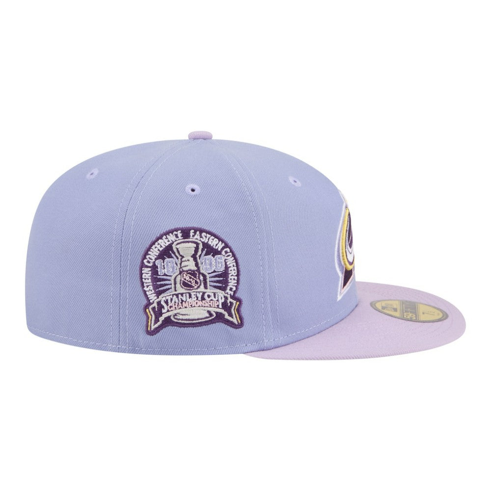 Colorado Avalanche New Era Lavender Bloom 59FIFTY Fitted Hat - Light Purple/Purple Hats